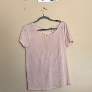 Abercrombie & Fitch pale pink top